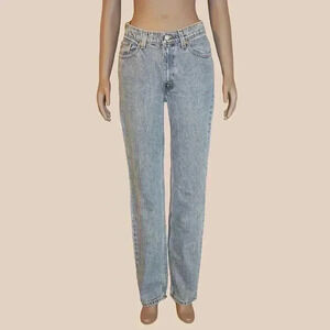 Vintage Classic Blue Denim Levis Red Tab Jeans Size 30W 32L Straight Leg Jeans